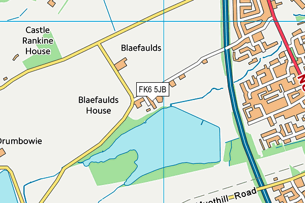 FK6 5JB map - OS VectorMap District (Ordnance Survey)