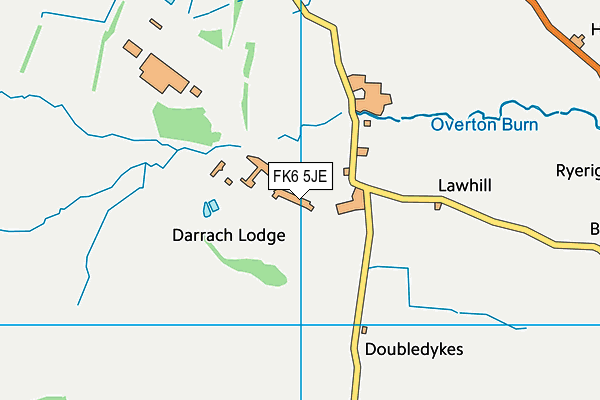 FK6 5JE map - OS VectorMap District (Ordnance Survey)