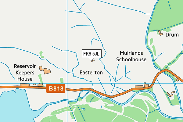 FK6 5JL map - OS VectorMap District (Ordnance Survey)