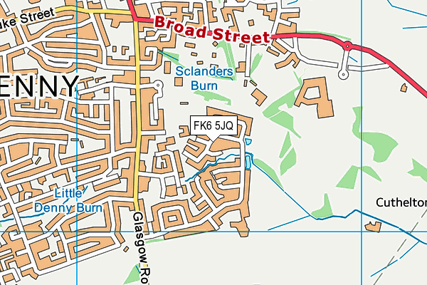 FK6 5JQ map - OS VectorMap District (Ordnance Survey)