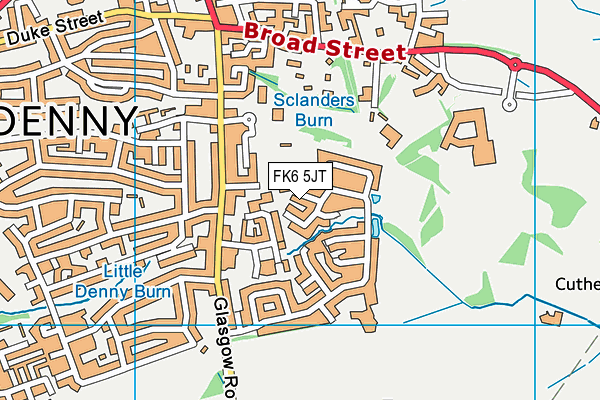 FK6 5JT map - OS VectorMap District (Ordnance Survey)