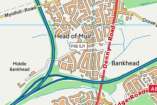 FK6 5JY map - OS VectorMap District (Ordnance Survey)