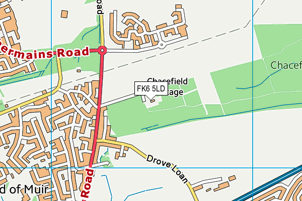 FK6 5LD map - OS VectorMap District (Ordnance Survey)