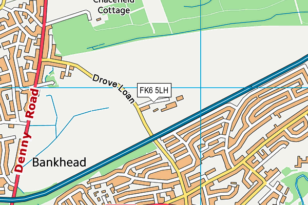 FK6 5LH map - OS VectorMap District (Ordnance Survey)