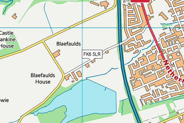 FK6 5LR map - OS VectorMap District (Ordnance Survey)