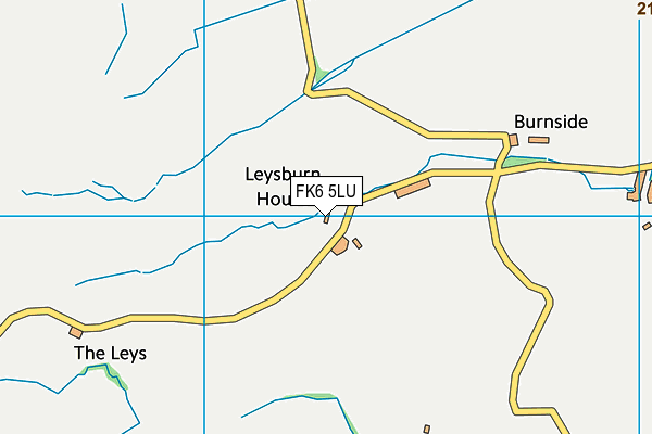 FK6 5LU map - OS VectorMap District (Ordnance Survey)