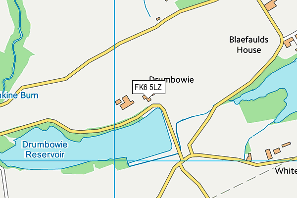 FK6 5LZ map - OS VectorMap District (Ordnance Survey)