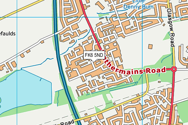 FK6 5ND map - OS VectorMap District (Ordnance Survey)