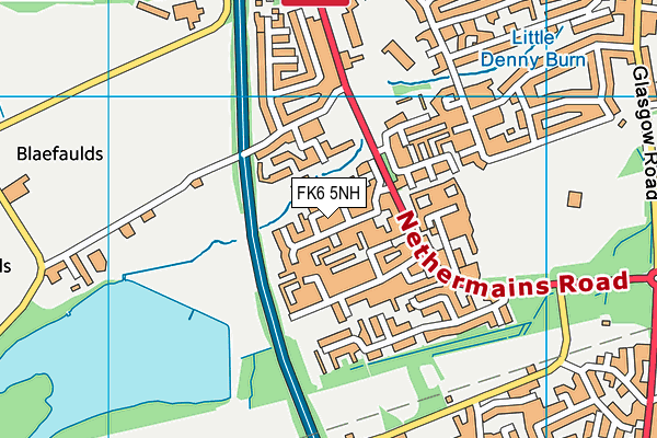 FK6 5NH map - OS VectorMap District (Ordnance Survey)