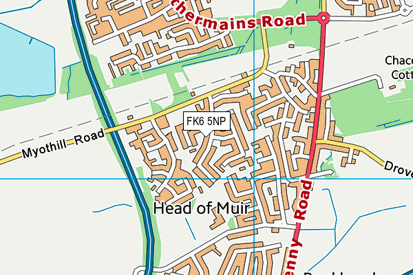 FK6 5NP map - OS VectorMap District (Ordnance Survey)