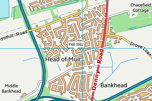 FK6 5NU map - OS VectorMap District (Ordnance Survey)