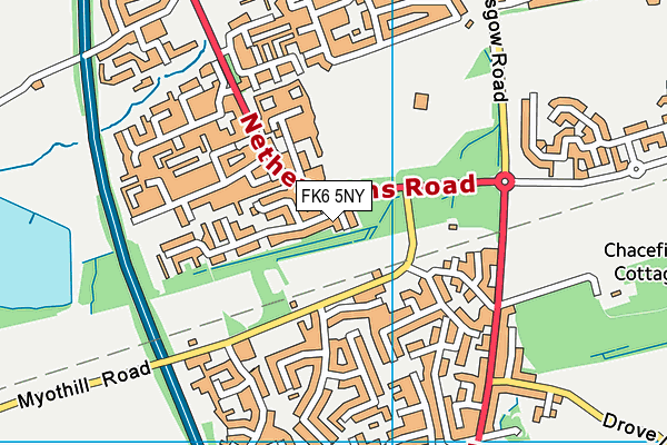 FK6 5NY map - OS VectorMap District (Ordnance Survey)