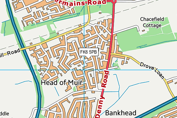 FK6 5PB map - OS VectorMap District (Ordnance Survey)