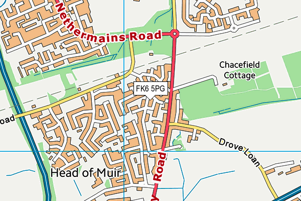 FK6 5PG map - OS VectorMap District (Ordnance Survey)