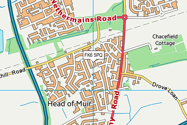 FK6 5PQ map - OS VectorMap District (Ordnance Survey)