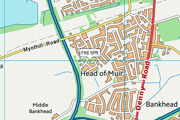 FK6 5PR map - OS VectorMap District (Ordnance Survey)