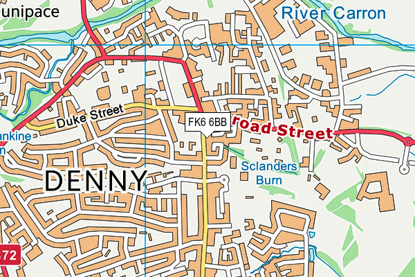 FK6 6BB map - OS VectorMap District (Ordnance Survey)