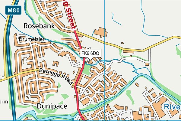 FK6 6DQ map - OS VectorMap District (Ordnance Survey)