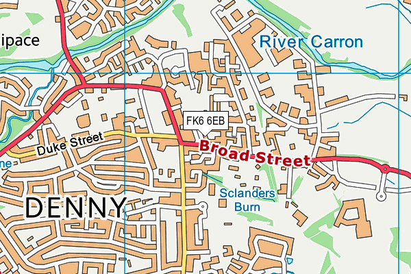 FK6 6EB map - OS VectorMap District (Ordnance Survey)