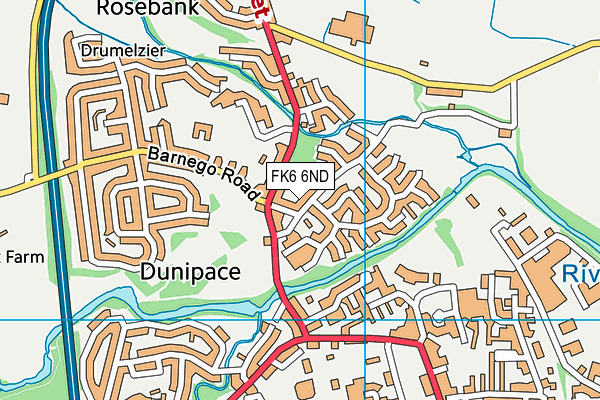FK6 6ND map - OS VectorMap District (Ordnance Survey)