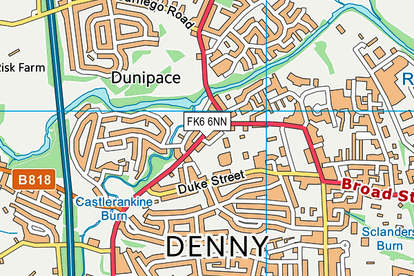 FK6 6NN map - OS VectorMap District (Ordnance Survey)