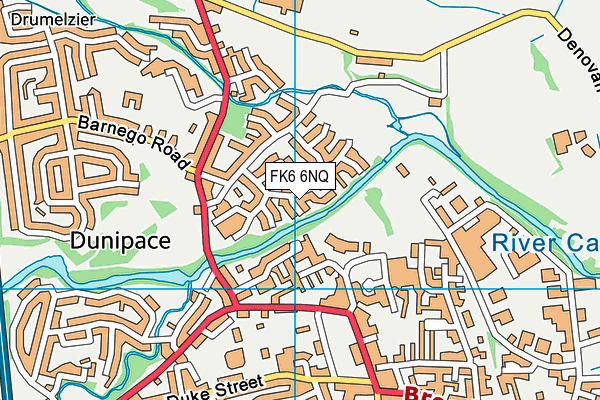 FK6 6NQ map - OS VectorMap District (Ordnance Survey)