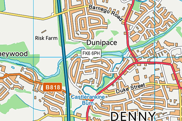 FK6 6PH map - OS VectorMap District (Ordnance Survey)