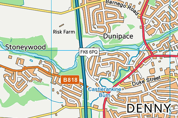 FK6 6PQ map - OS VectorMap District (Ordnance Survey)