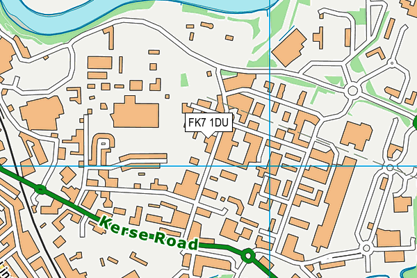 FK7 1DU map - OS VectorMap District (Ordnance Survey)