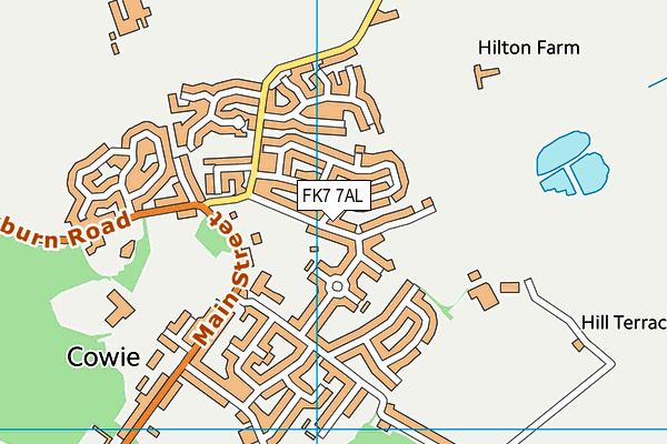FK7 7AL map - OS VectorMap District (Ordnance Survey)