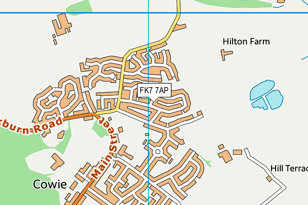 FK7 7AP map - OS VectorMap District (Ordnance Survey)