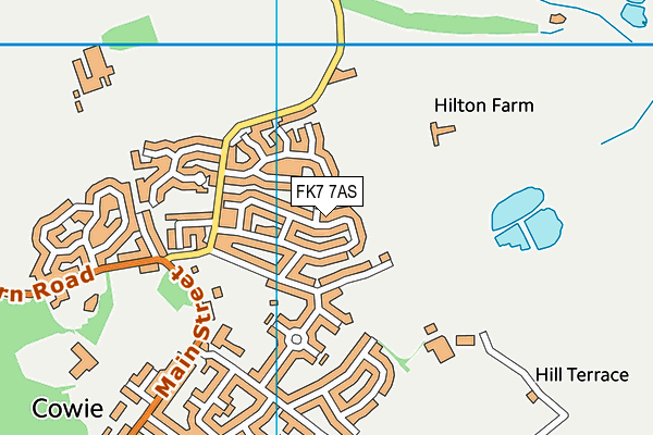FK7 7AS map - OS VectorMap District (Ordnance Survey)