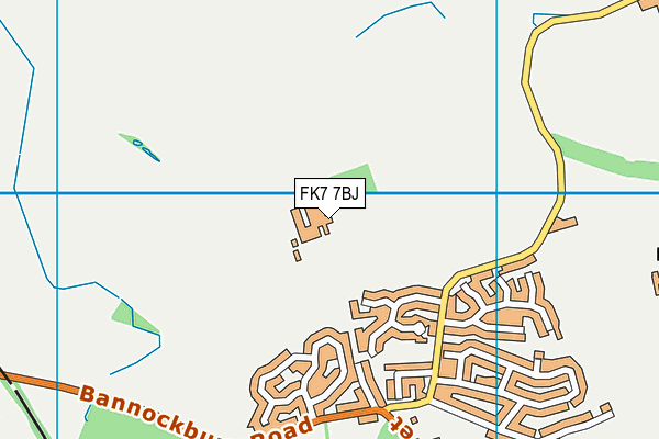 FK7 7BJ map - OS VectorMap District (Ordnance Survey)