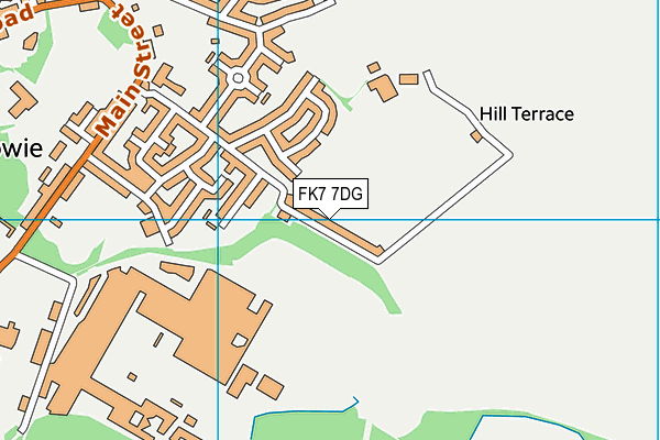 FK7 7DG map - OS VectorMap District (Ordnance Survey)