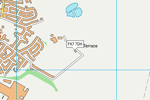 FK7 7DH map - OS VectorMap District (Ordnance Survey)