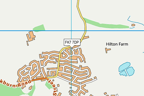 FK7 7DP map - OS VectorMap District (Ordnance Survey)