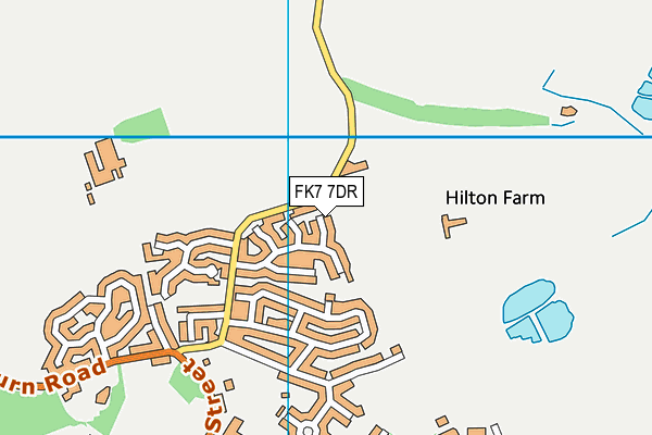 FK7 7DR map - OS VectorMap District (Ordnance Survey)