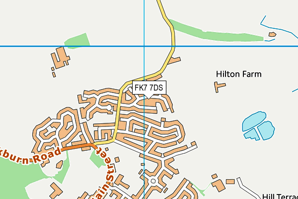 FK7 7DS map - OS VectorMap District (Ordnance Survey)