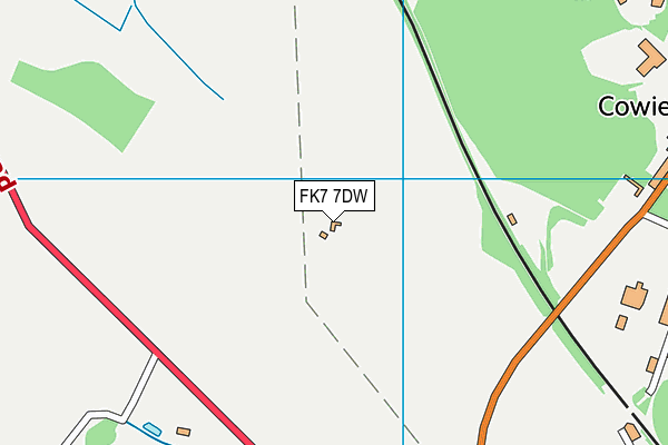FK7 7DW map - OS VectorMap District (Ordnance Survey)