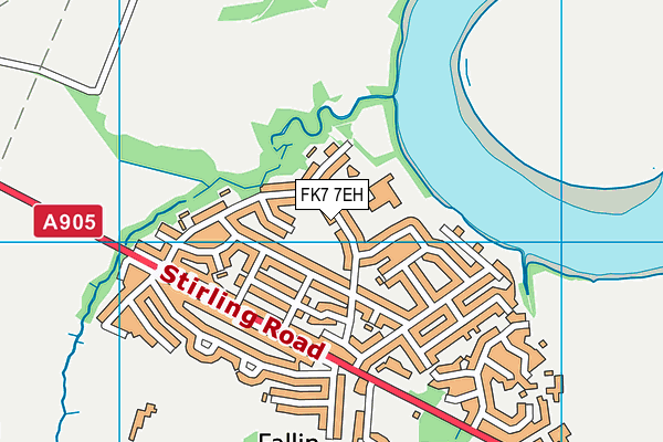 FK7 7EH map - OS VectorMap District (Ordnance Survey)
