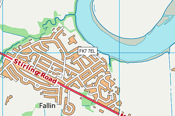 FK7 7EL map - OS VectorMap District (Ordnance Survey)