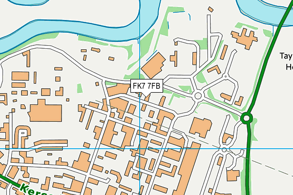 FK7 7FB map - OS VectorMap District (Ordnance Survey)