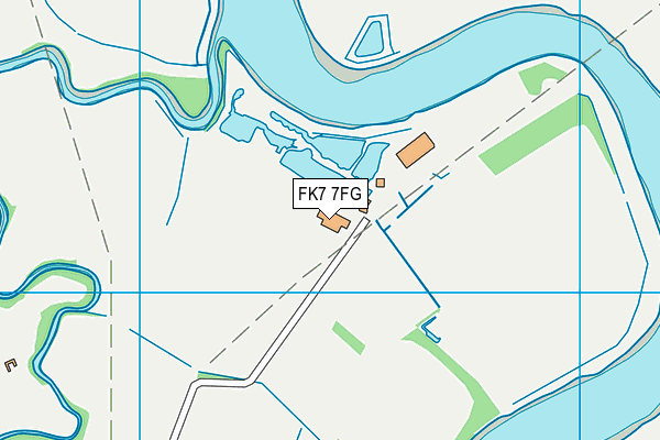 FK7 7FG map - OS VectorMap District (Ordnance Survey)