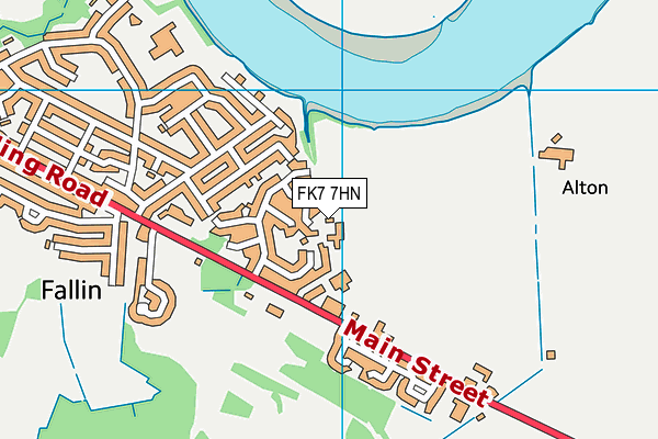 FK7 7HN map - OS VectorMap District (Ordnance Survey)