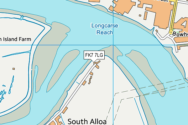 FK7 7LG map - OS VectorMap District (Ordnance Survey)