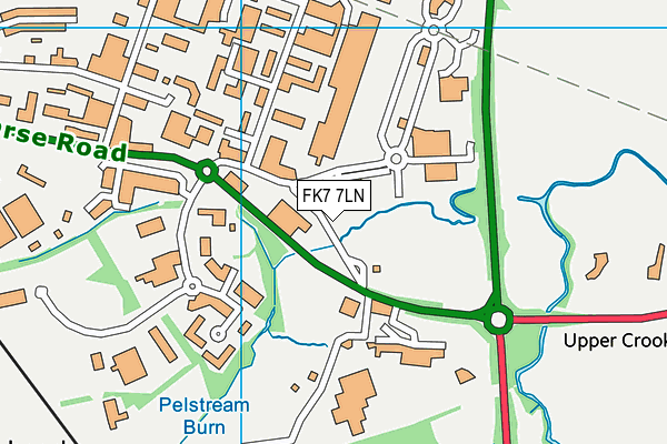 FK7 7LN map - OS VectorMap District (Ordnance Survey)
