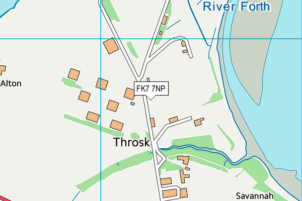 FK7 7NP map - OS VectorMap District (Ordnance Survey)