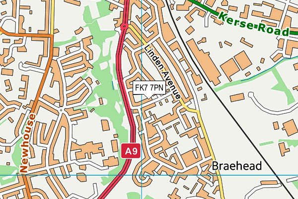 FK7 7PN map - OS VectorMap District (Ordnance Survey)
