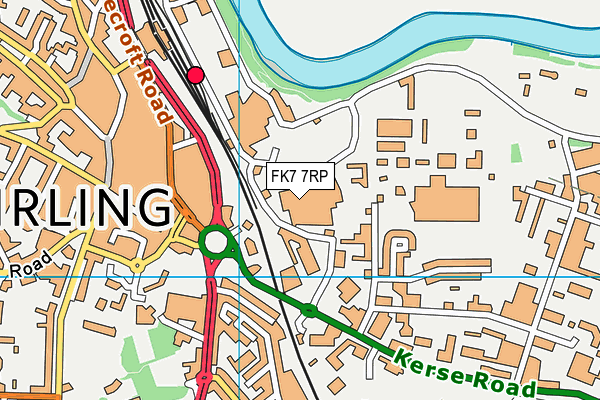 FK7 7RP map - OS VectorMap District (Ordnance Survey)