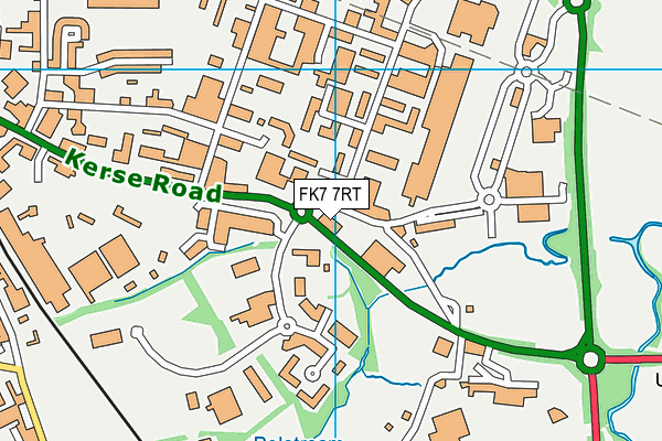 FK7 7RT map - OS VectorMap District (Ordnance Survey)